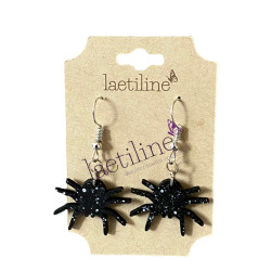 Boucles d'oreilles araignées